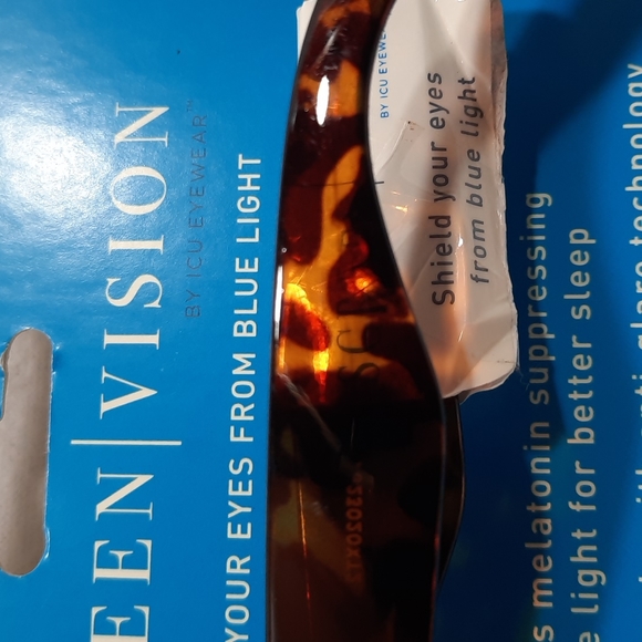 Screen Vision ClassicTort Brown By ICU EYEWEAR Filters Blue Light (READ) 2 pairs - Picture 7 of 10